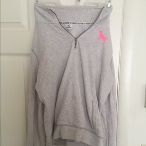 PINK by Victoria Secret zip up sweat shirt